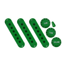 Couvercle de micro de guitare avec bouton de contrôle de-Vert