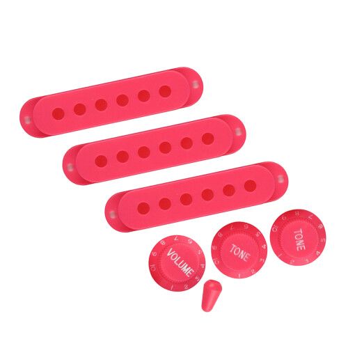 Couvercle de micro de guitare, 1 Volumes, 2 boutons de-rose