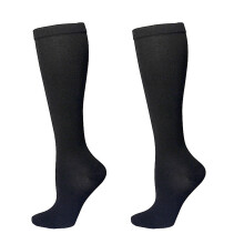Chaussettes athlétiques compressées offrant un soutien-Noir S/M