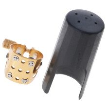 Ligature de saxophone réglable compatible avec les embouchures