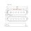 Couvercle de micro de guitare, 1 Volumes, 2 boutons de-rose 4