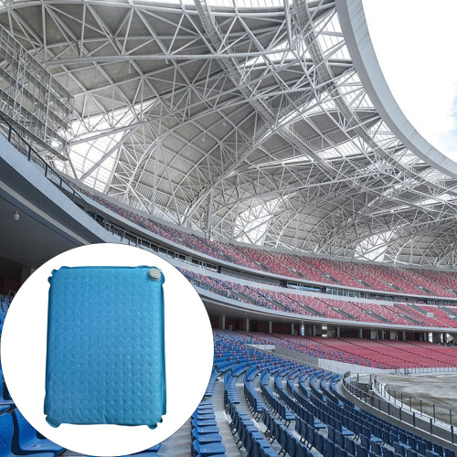 Tapis transportable de chaise de stade avec la mousse de-gris 2