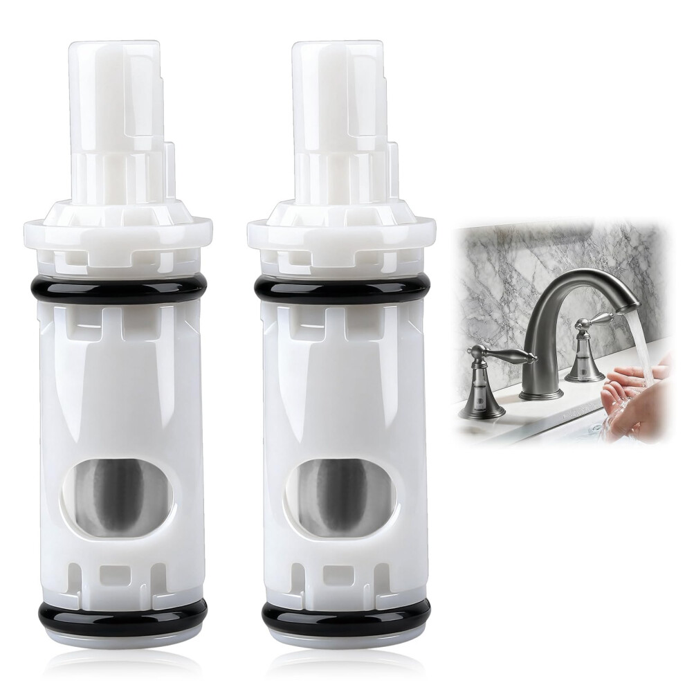 2Pcs 1224 1224B Replacement Cartridge For Moen Double Handle Faucets And Tub Shower Leak Kit 9199774781794