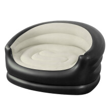 Double Chamber Air Couch With Fast Inflation Pumps For-brown