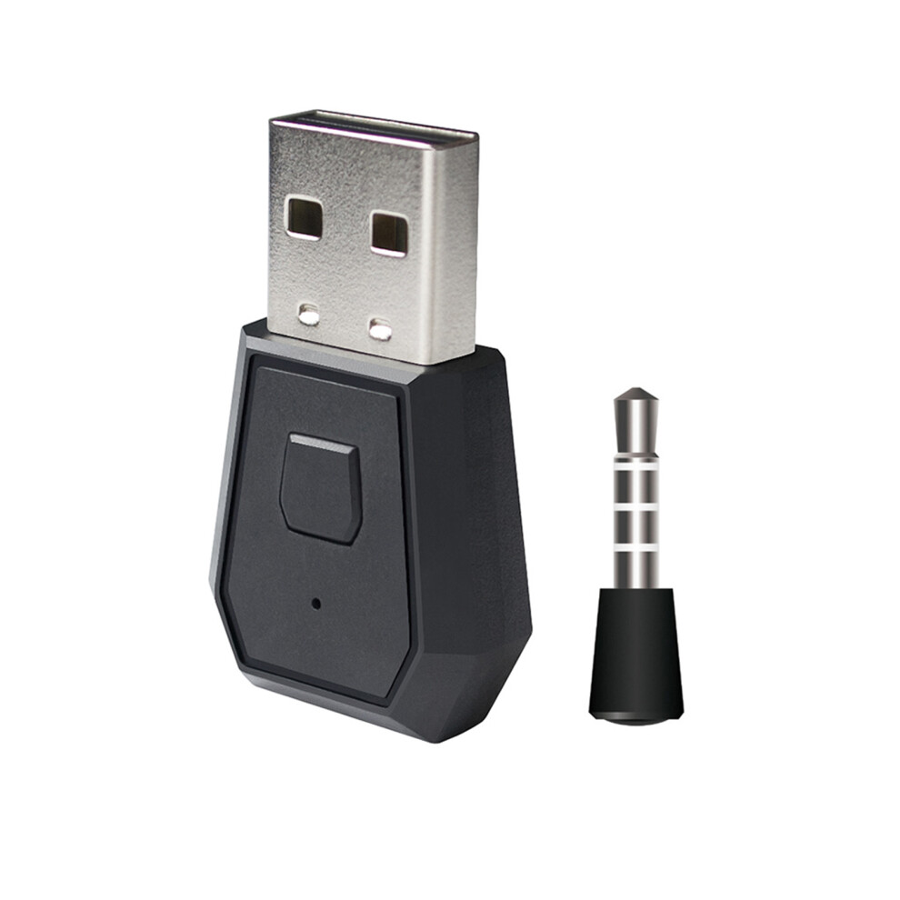 Wireless Bt5.0 Headphone Adapter For Ps4 Compact & Portable Black 4991379786137