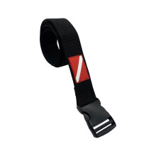 Duikloodriem Veiligheid Duikgewicht Scuba-riem voor-Zwart 130cm
