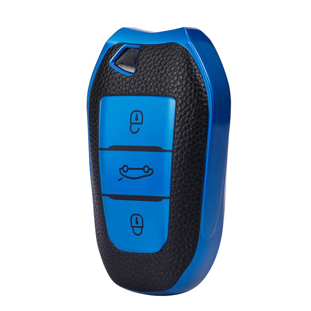 Car Key Fob Cover Leather Style Tpu For Peugeot 208 308 508 3008 5008 Citroen C4 Ds3 Ds4 Ds5 Ds6 9094768010228