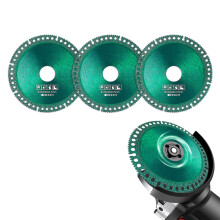 Diamond Cutting Blade Set 3pcs, UltraThin Disc for Angle Grinder, Wood Metal Plastic Ceramic