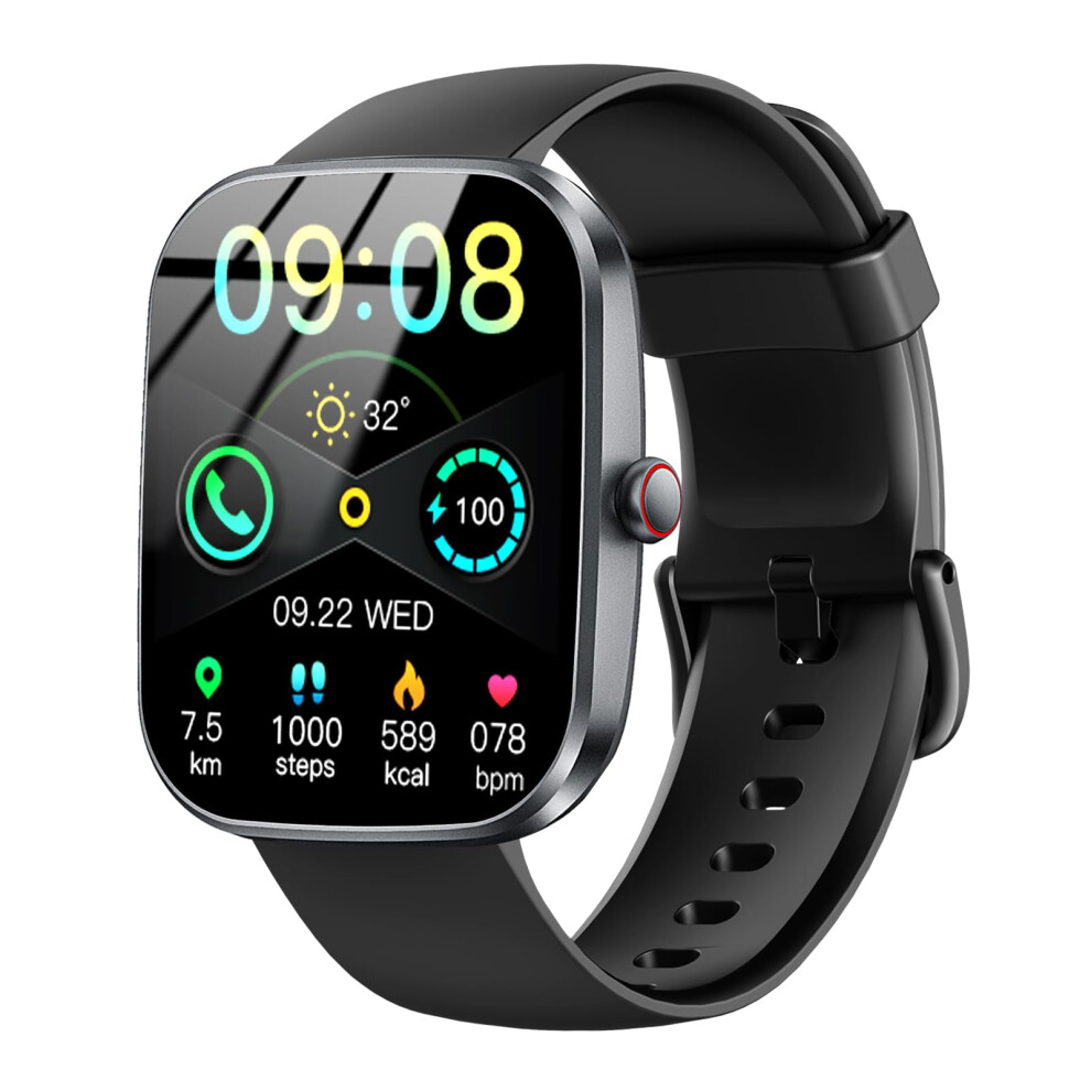 Smart Watch With Call Function 1.91' Display Fitness Tracker 110+ Sports Ip68 Waterproof Heart Rate Sleep Monitor For Android Ios 9199774782708