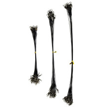 72 Piezas Anti-Mordida de Pesca de Alambre de Seguimiento de LíDeres SeñUelo Seguimiento de Alambre de Seguimiento de Lucio 15 Cm 20 Cm 25 Cm de