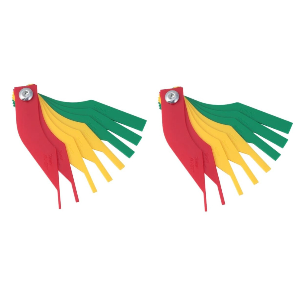 Brake Pad Thickness Gauge Set With Clear Scale For Accurate Automotive Brake Pad Measurement 9187378998816