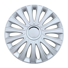 Dagger Style Hubcaps 16 Inch For Steel Wheels Full Rim Cover Compatible With All Silver
