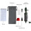 Stylish 15.6 Inch Laptop Backpack Waterproof USB Charging Port Adjustable Strap 7