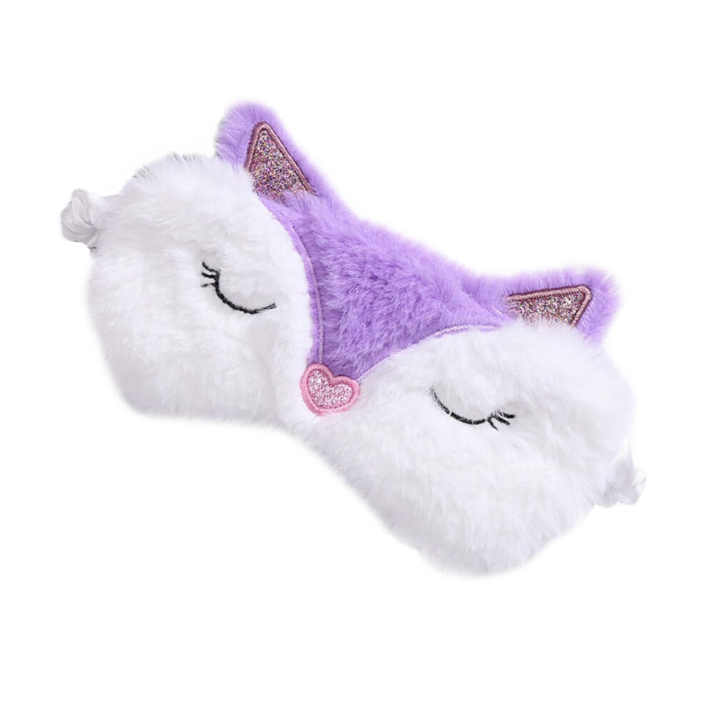 Plush Fox Eye Mask Sleep Blindfold For Travel And Meditation Home Office Yoga Comfort Shade