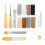 Κιτ ραψίματος με βελόνα για χειροτεχνίες δέρματος, σουβλί επισκευής ραψίματος με 7