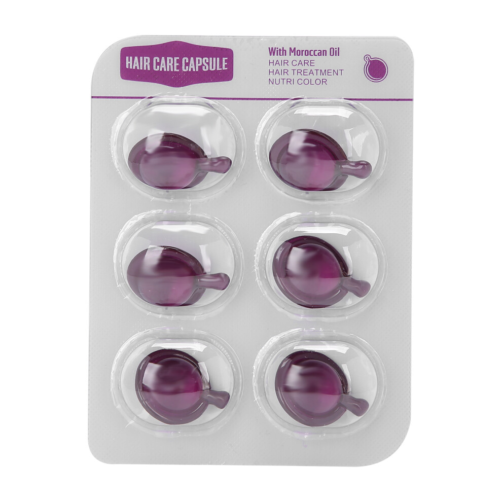 Hair Treatment Capsules for Growth and Shine, Nourishing Ingredients Rich Hair Oil Serum with Argan Oil and Vitamins - No Rinse Needed for All Hair