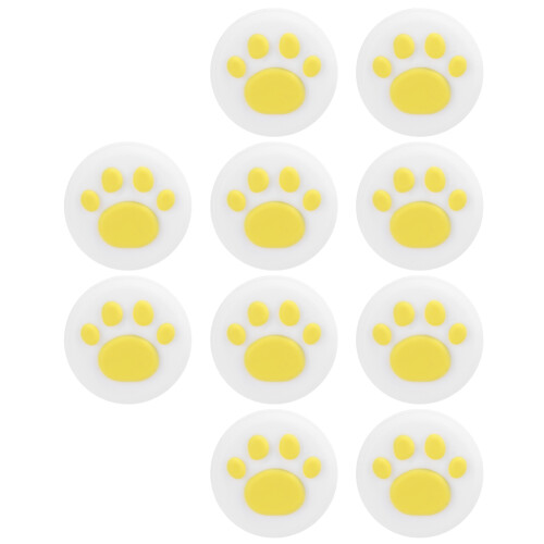 Replacement Thumb Grip, Soft Silicone Material, Comfortable Touch, Anti-Slip Surface for Nintendo Switch & Lite Controllers, Unique Styling with Cute 1