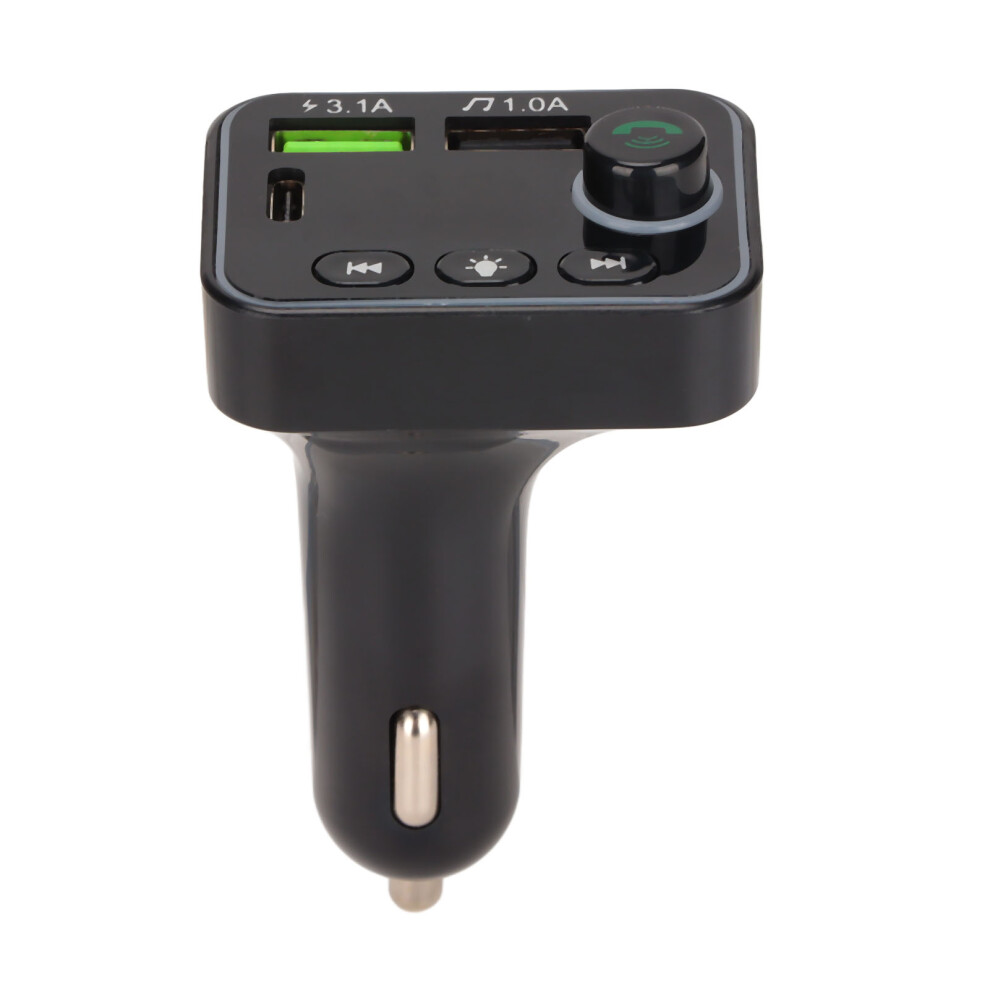 Noise Suppression Bluetooth Adapter For Car Handsfree Calling And Fm Transmission Upgraded Bluetooth 5.3 Technology Dual Usb Ports Audio Receiver Aux 9012494778861