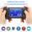 Console de jogos portátil compacto, a melhor aventura retrô com tela IPS de 3 polegadas e laminação OCA completa, design com dois joysticks para 8