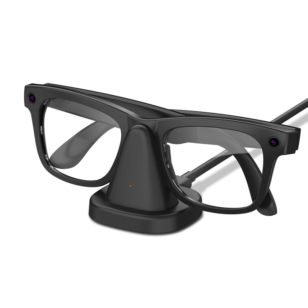 Fast Charging Dock With Safety Protection For Rayban Meta Gen 1 Smart Glasses, Wayfarer Skyler Headliner And Oakley Hstn 9187378999752
