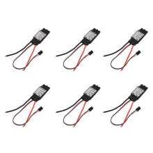 6X para Simonk 30A Controlador de Velocidad Sin Escobillas ESC BEC 2A para Cuadricóptero F450 X525