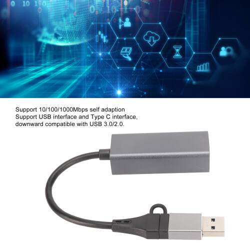 Hyper Speed USB 3.0 Hub for Lightning-Fast Data Transfers, Plug and Play Ethernet Adapter for Seamless Connectivity 2