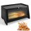 Large Bamboo Bread Box with Window, Farmhouse Countertop Bread Holder Keeps Bread Fresh Longer 1