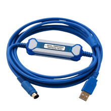 TSXPCX3030C PLC Programming Cable Blue for Twido PLC Fast Program Transfer and Direct PC Connection