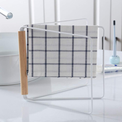 Kitchen Towel Rack 3 Tier SpaceSaving Vertical Dishcloth Holder with RustResistant Build 1