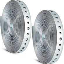 Galvanized Steel Pipe Strap 3/4 Inch x 100 ft 24 Gauge CorrosionResistant Flexible Hanger