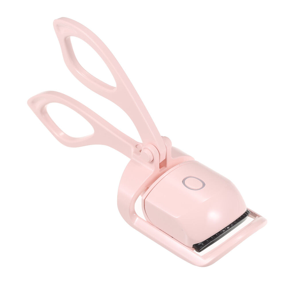Pink Usb Rechargeable Electric Eyelash Curler 41*65*130Mm, 230Mah