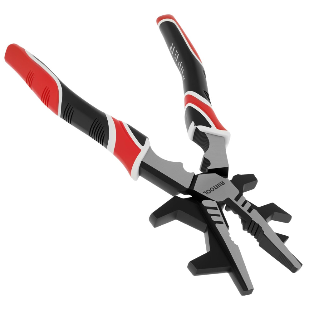 8 Inch Multifunction Mig Welding Pliers Carbon Steel With Nonslip Grip For Wire Cutting And Clamping 9199774785570