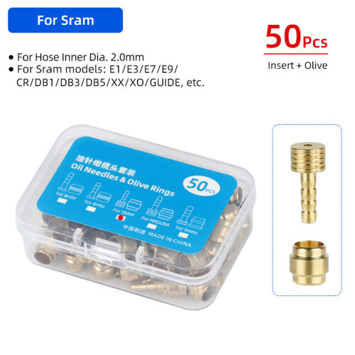 50 Set Bicycles Brake Connector Insert-Suitable for Yanhao 2