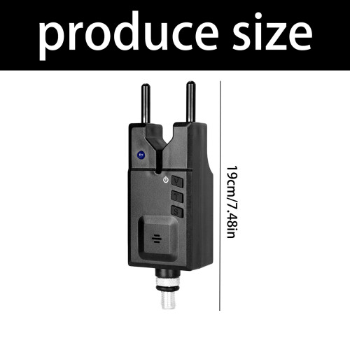 Waterproof Fishing Alarm Adjustable Tone Sensitivity Plastic 2