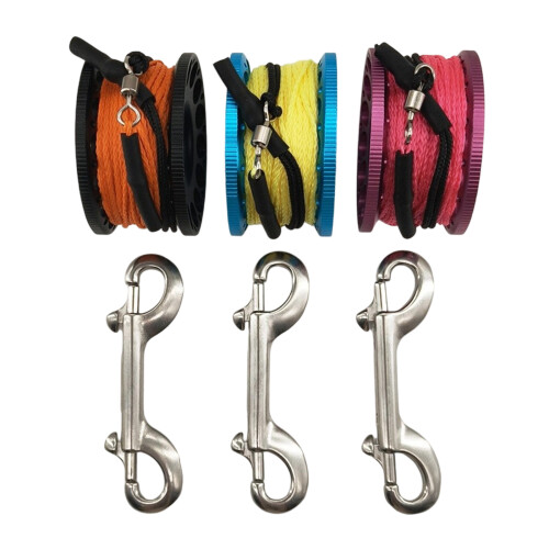 Scubas Diving Spool Finger Reel With Double-Fluorescent yellow 1