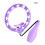 Professional Exercise Hoop Combining 3D Beat-Purple L 1