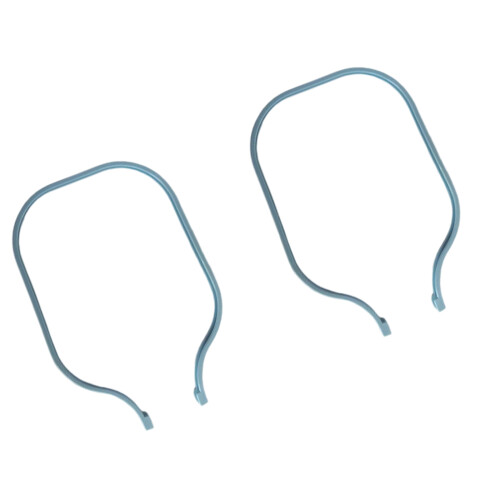 Flexible Racket Frame Protection Strips With Decorative-Blue