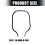 Flexible Racket Frame Protection Strips With Decorative-Blue 3