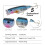 High Carbon Steel Double Hook Lures With Realistic-Color 2 5