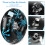 Inflatable Winter Sledding Disc 47Inch-Black snowflakes 7
