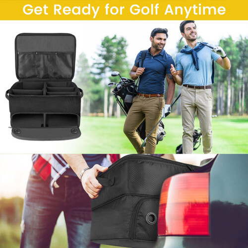 Golf Trunk Organizer Bag Storage Water Resistant Polyester 1