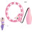 Quiet Turn Exercise Hoop 16 Detachable Assemblies Live-Pink L 1