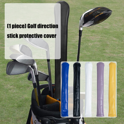 Simple Golf Alignment Stick Cover Holder Golf-Yellow 2