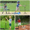 Tripods Baseball Softball Hitting Trainer With Adjustable-Black 5