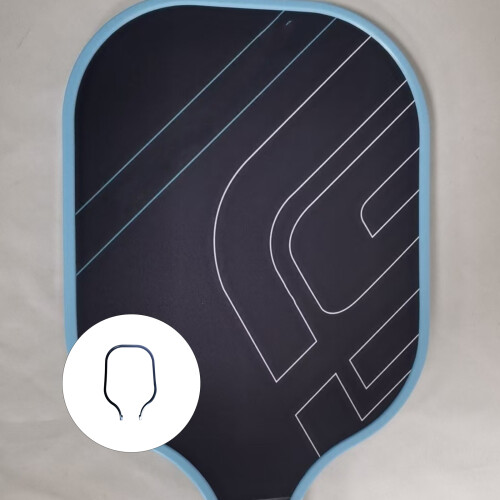 Flexible Racket Frame Protection Strips With Decorative-Blue 1