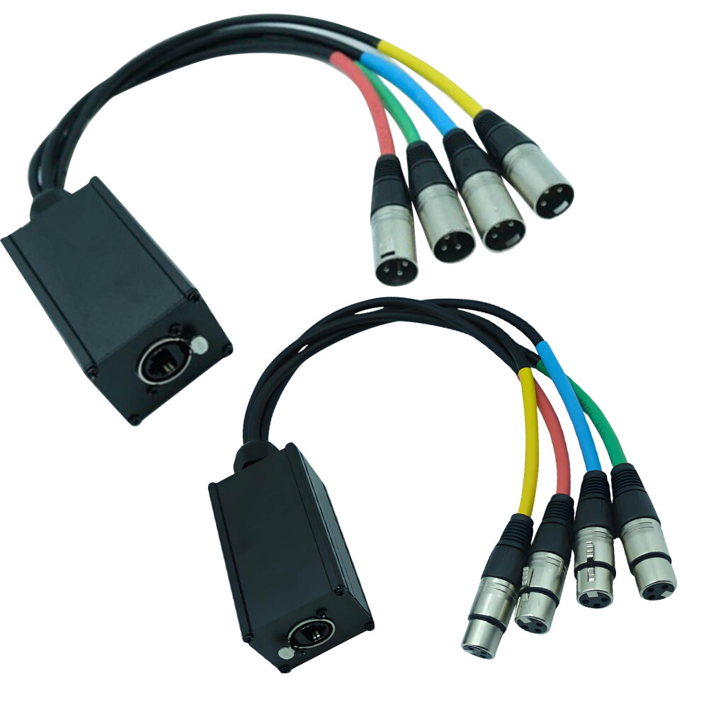 4 Channel 3 Pin Xlr Multi Networks Breakouts Receiver 7627000998316