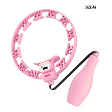Modifiable Intelligent Dance Hoop With Beat Massage And-Pink M