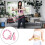 Professional Exercise Hoop Combining 3D Beat-Purple L 2