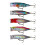 High Carbon Steel Double Hook Lures With Realistic-Color 2 4