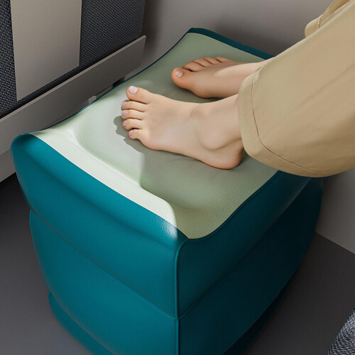 Transportable PVC Air Pillow with Customizable Height-blue 2
